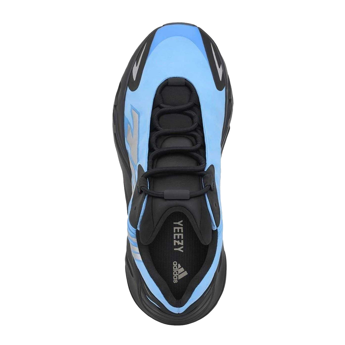 Cyan-Blue - Side - Yeezy Childrens-Kids 700 MNVN Trainers