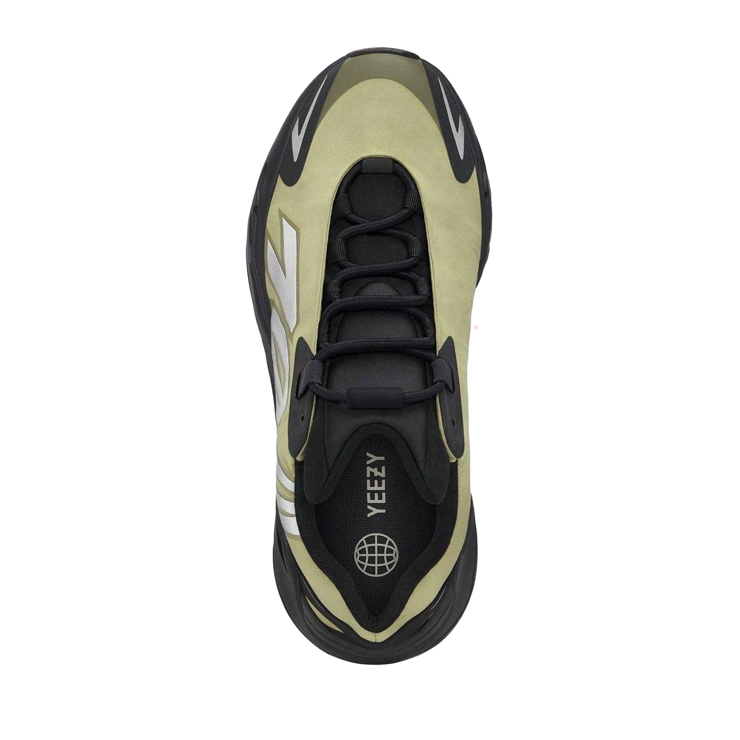 Green - Side - Yeezy Childrens-Kids 700 MNVN Trainers