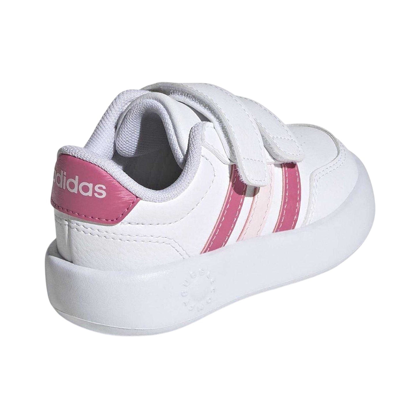 White-Pink - Back - Adidas Baby Breaknet 3.0 Low Cut Trainers