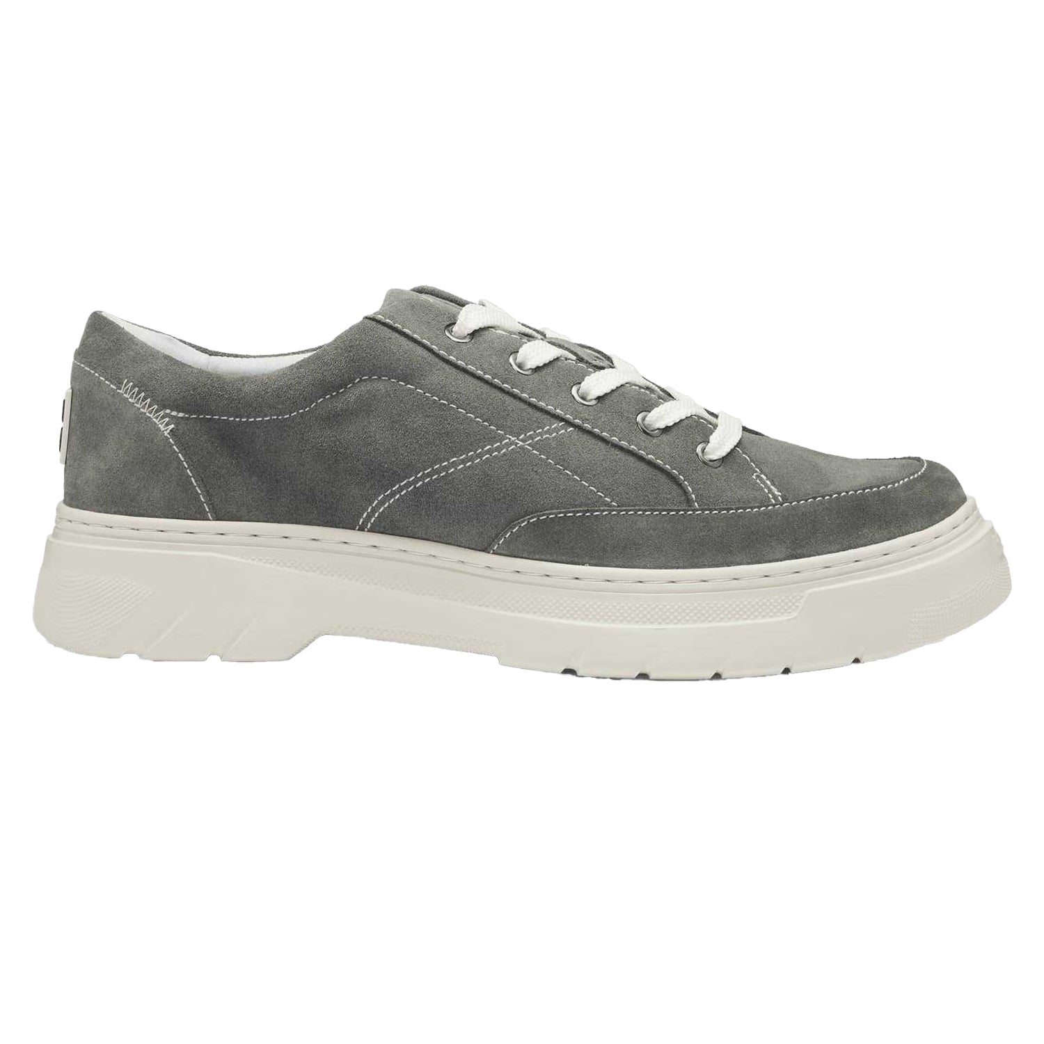 Green - Side - Hugo Mens Suede Derby Shoes