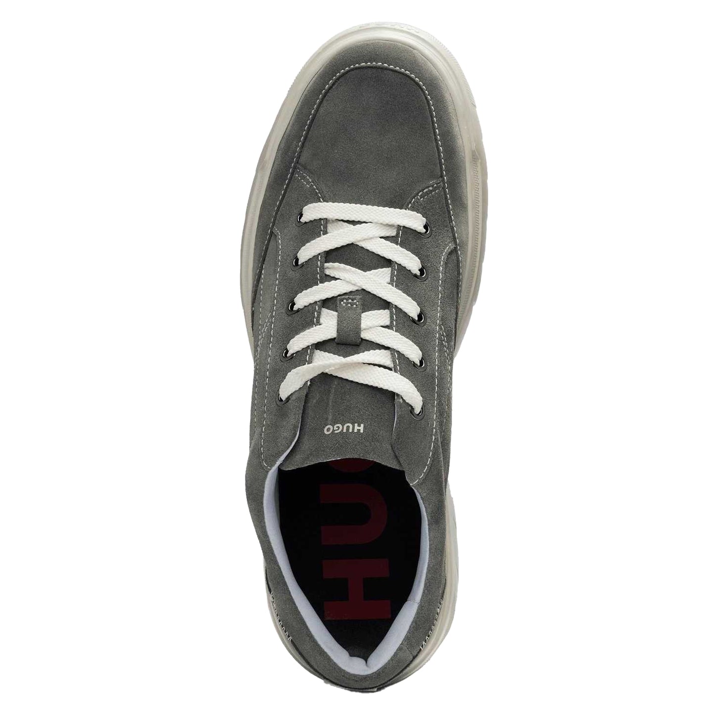 Green - Lifestyle - Hugo Mens Suede Derby Shoes