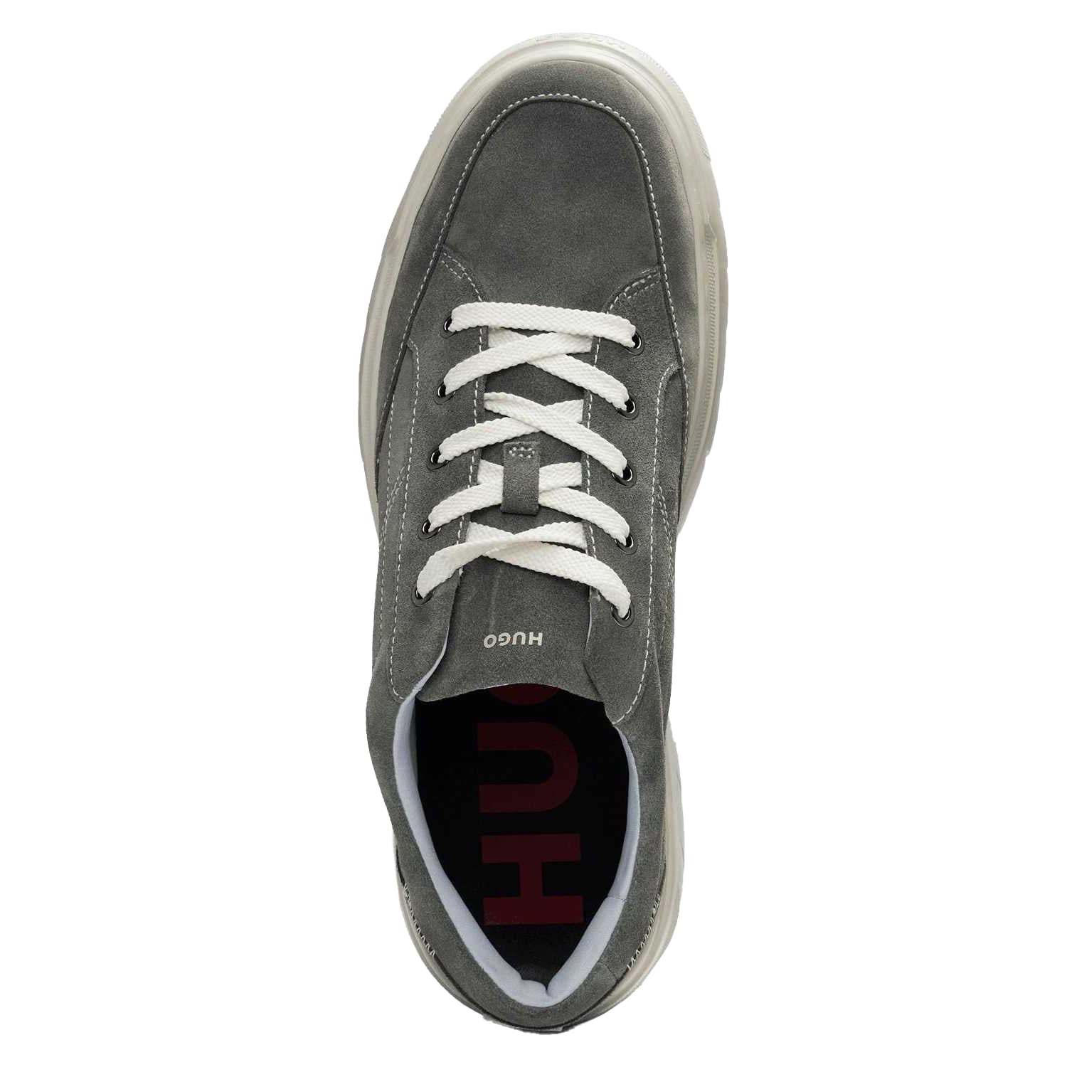 Green - Lifestyle - Hugo Mens Suede Derby Shoes