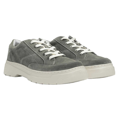 Green - Front - Hugo Mens Suede Derby Shoes