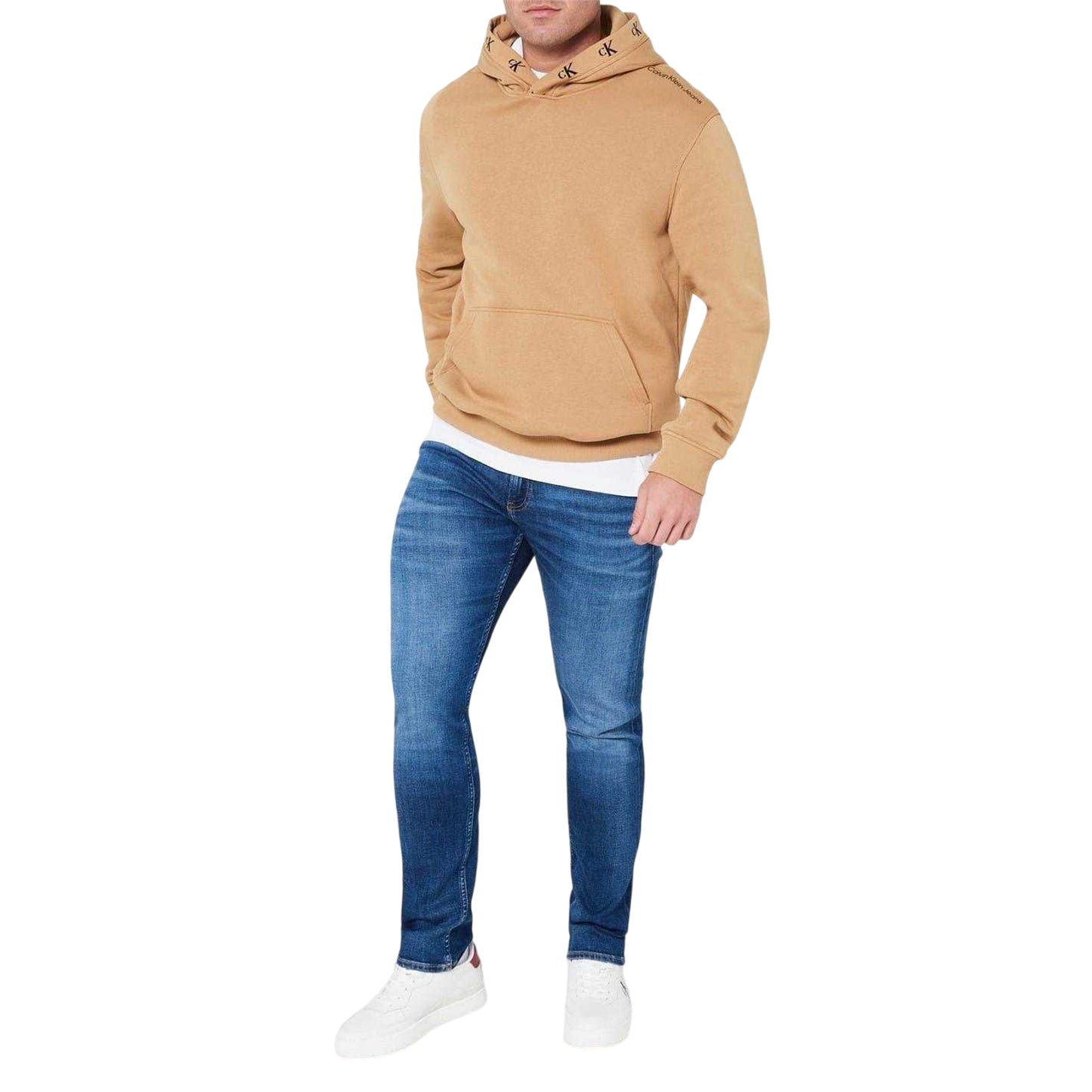 Mid Blue - Lifestyle - Calvin Klein Mens Slim Jeans