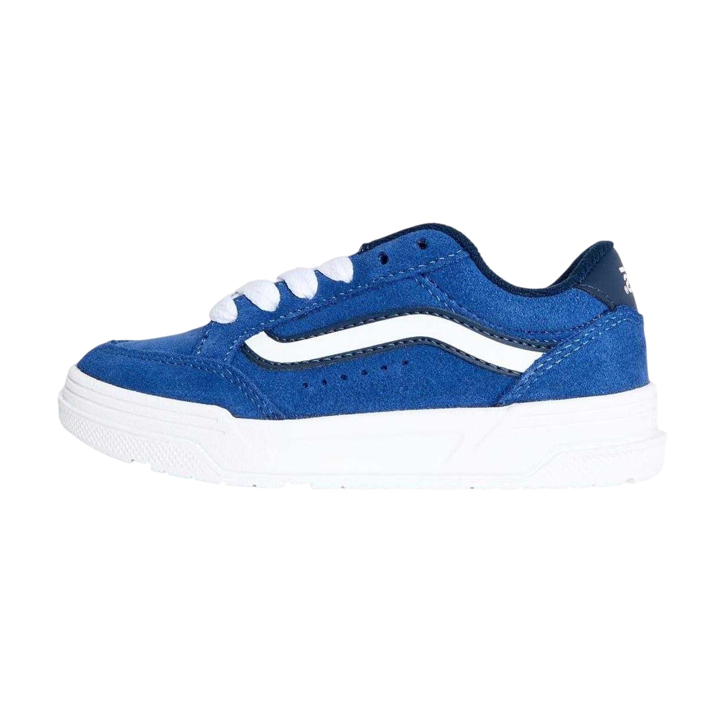 Navy - Back - Vans Childrens-Kids Ward Suede Flat Trainers