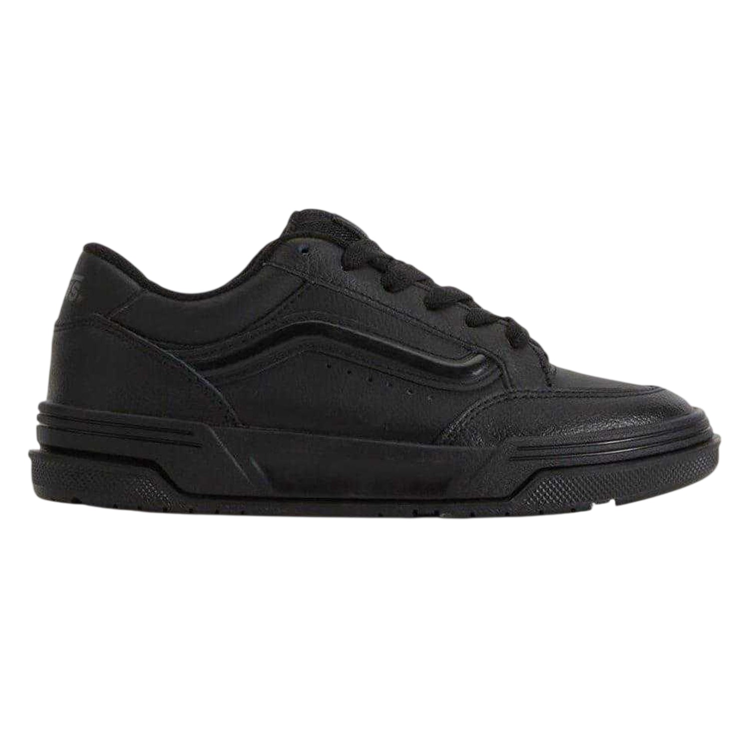 Black - Front - Vans Childrens-Kids Ward Suede Flat Trainers