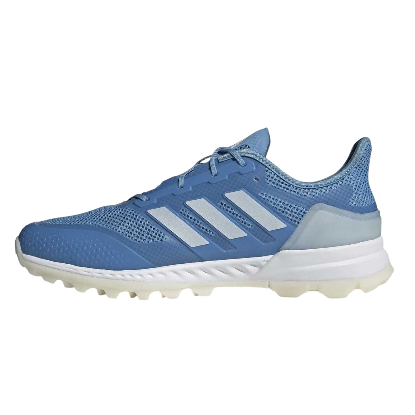 Blue - Side - Adidas Childrens-Kids Adipower 3 Stripes Hockey Trainers