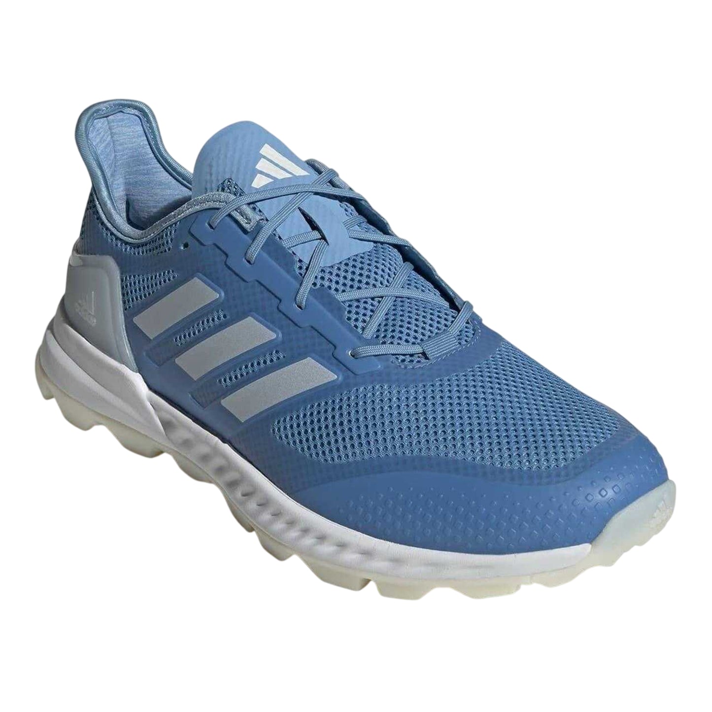 Blue - Front - Adidas Childrens-Kids Adipower 3 Stripes Hockey Trainers