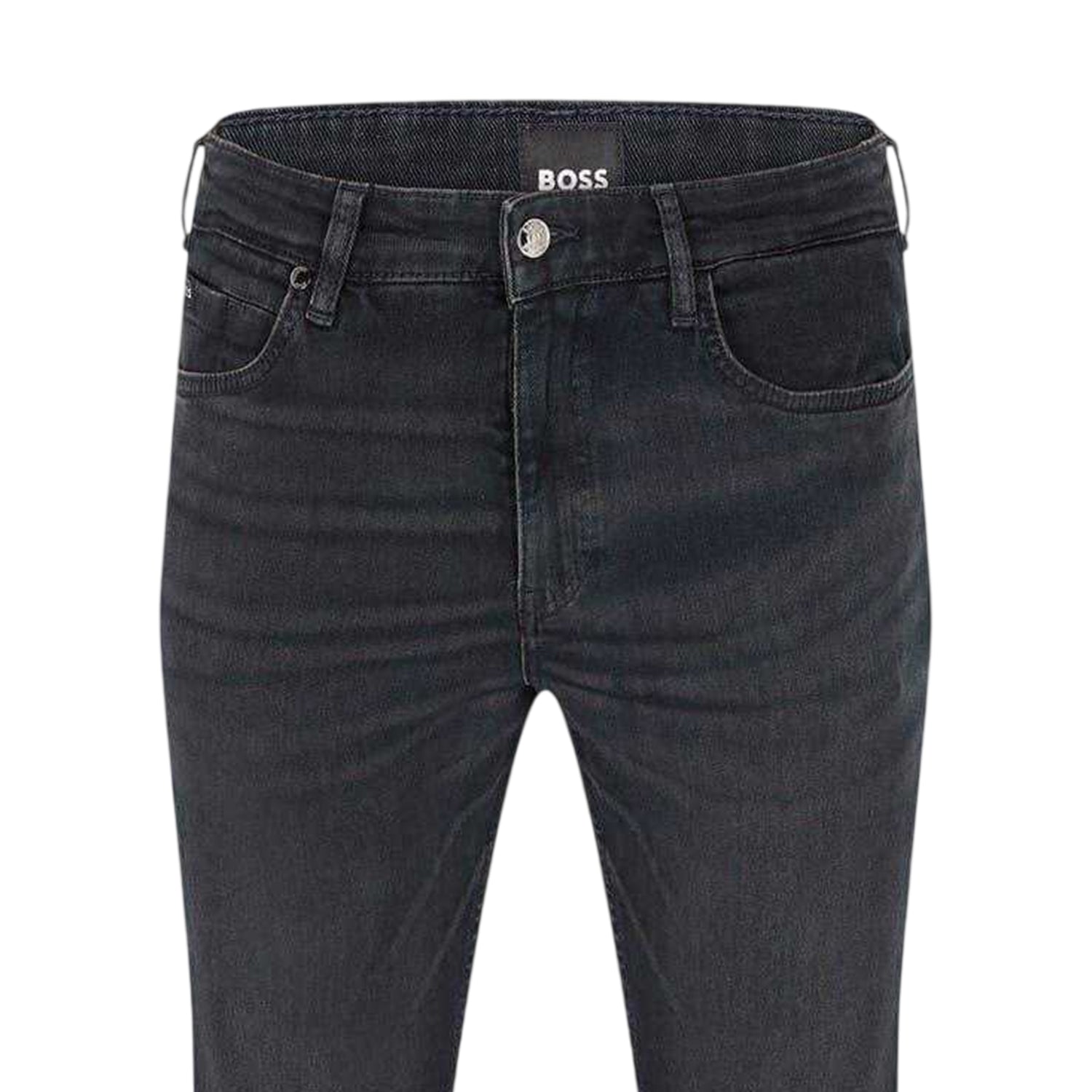 Black - Back - Boss Mens Delano 5 Pockets Slim Jeans