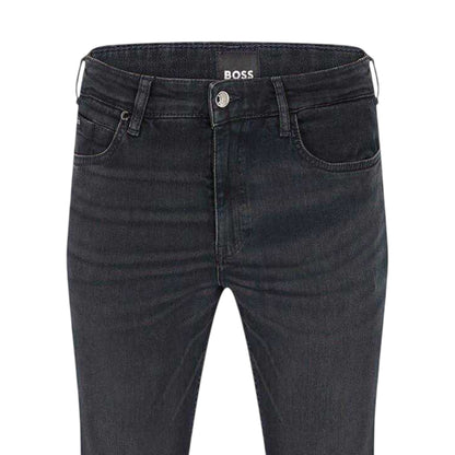 Black - Back - Boss Mens Delano 5 Pockets Slim Jeans