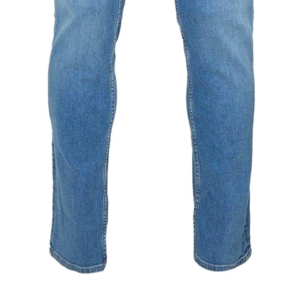 Turquoise-Aqua - Side - Boss Mens Delano 5 Pockets Slim Jeans