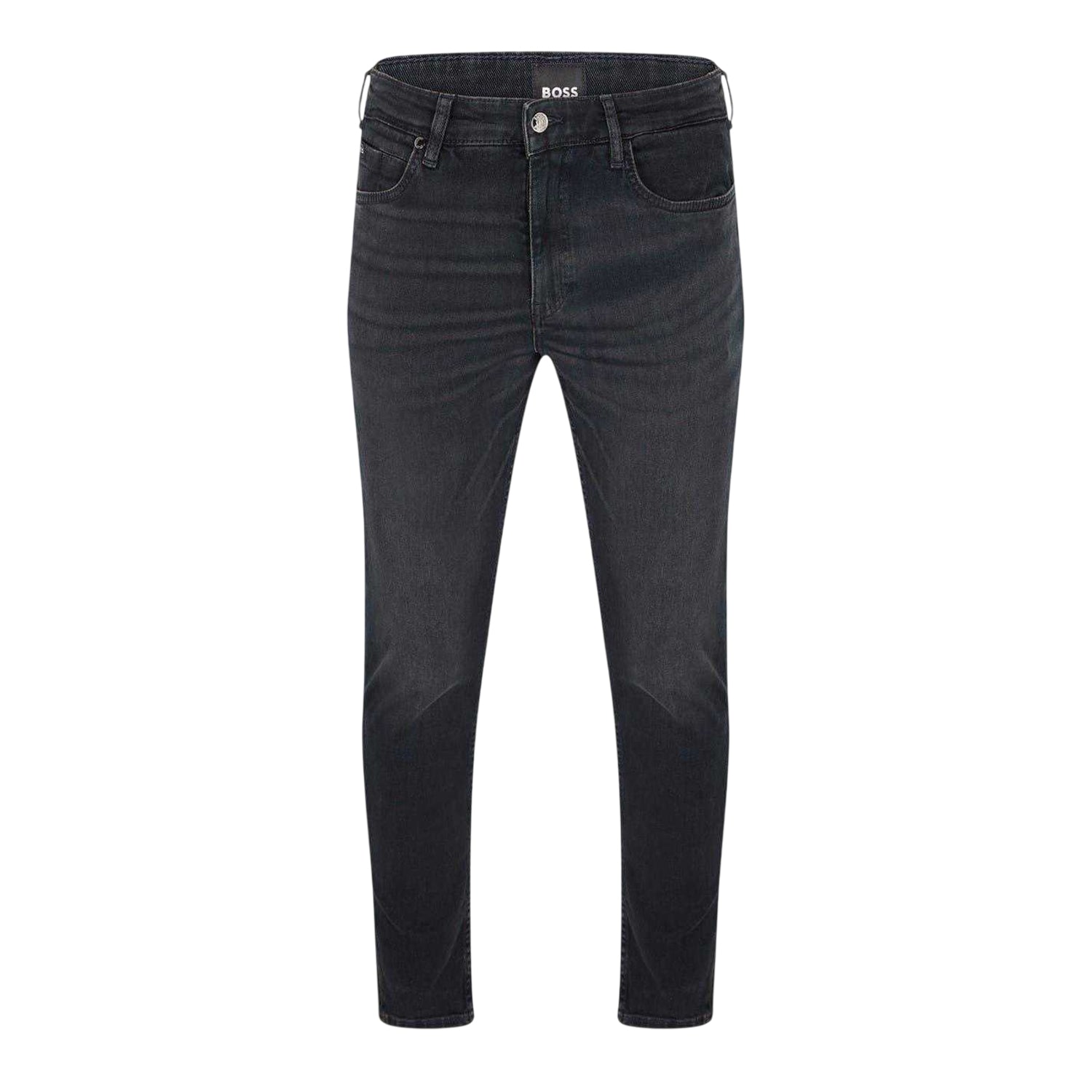 Black - Front - Boss Mens Delano 5 Pockets Slim Jeans