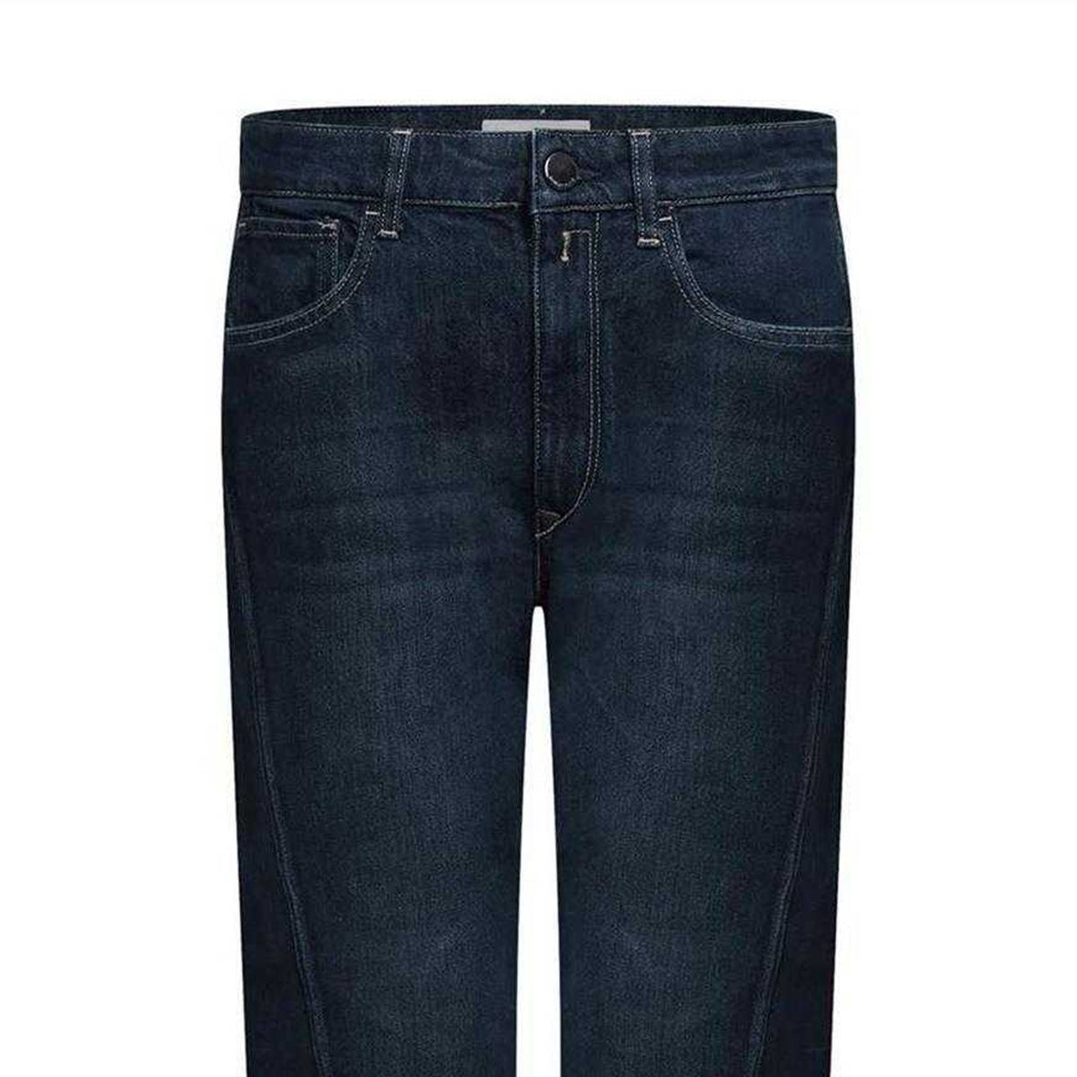Blue - Side - Replay Mens Straight Jeans