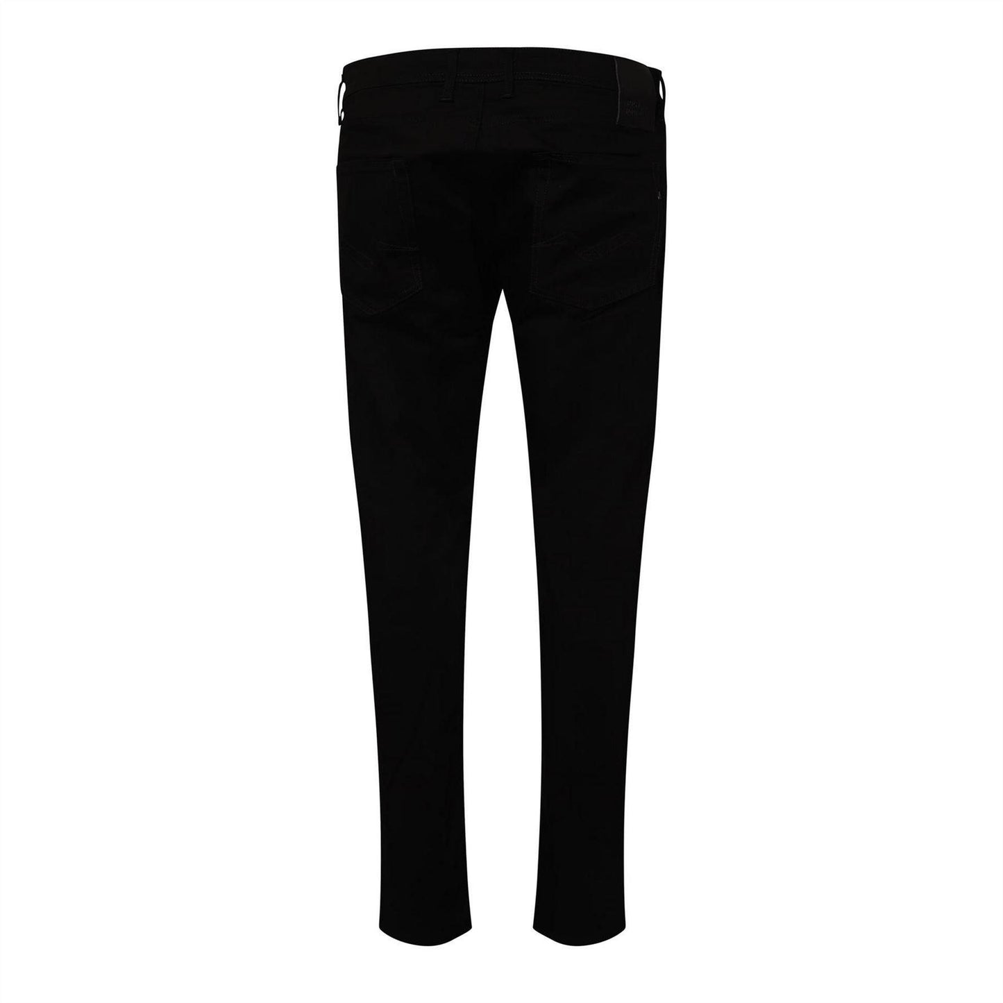 Black - Back - Replay Mens Plain Straight Jeans