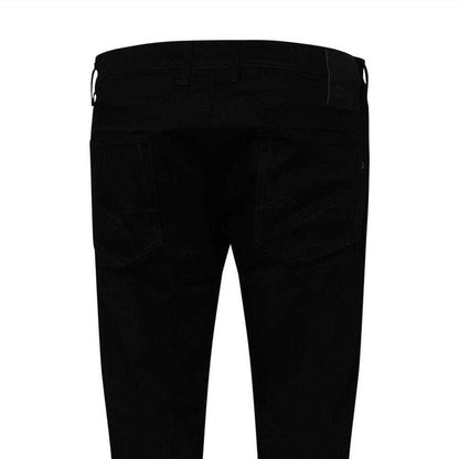 Black - Lifestyle - Replay Mens Plain Straight Jeans