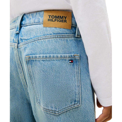 Light Denim - Side - Tommy Hilfiger Boys Mid Rise Wide Leg Jeans