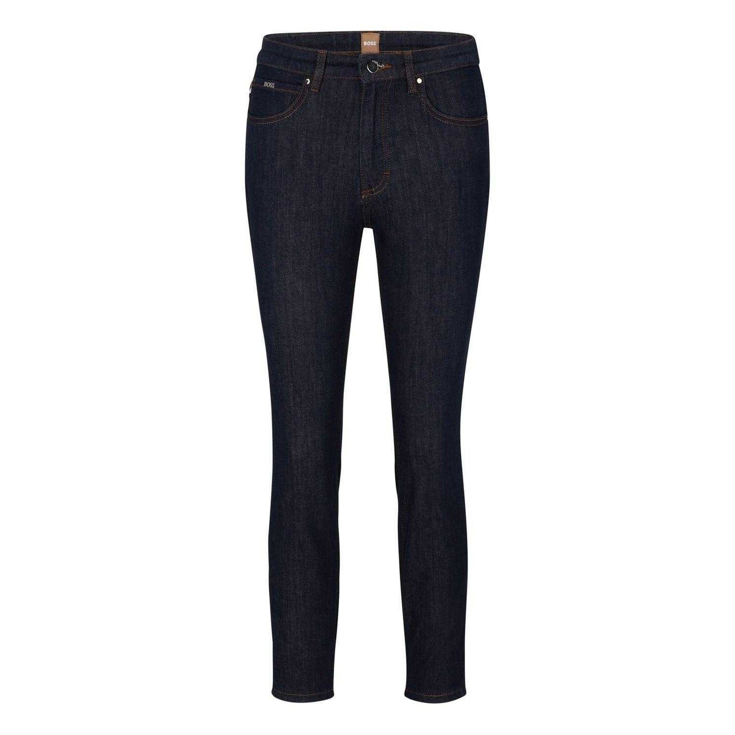 Blue - Front - Boss Womens-Ladies Jackie 5 Pockets Slim Jeans