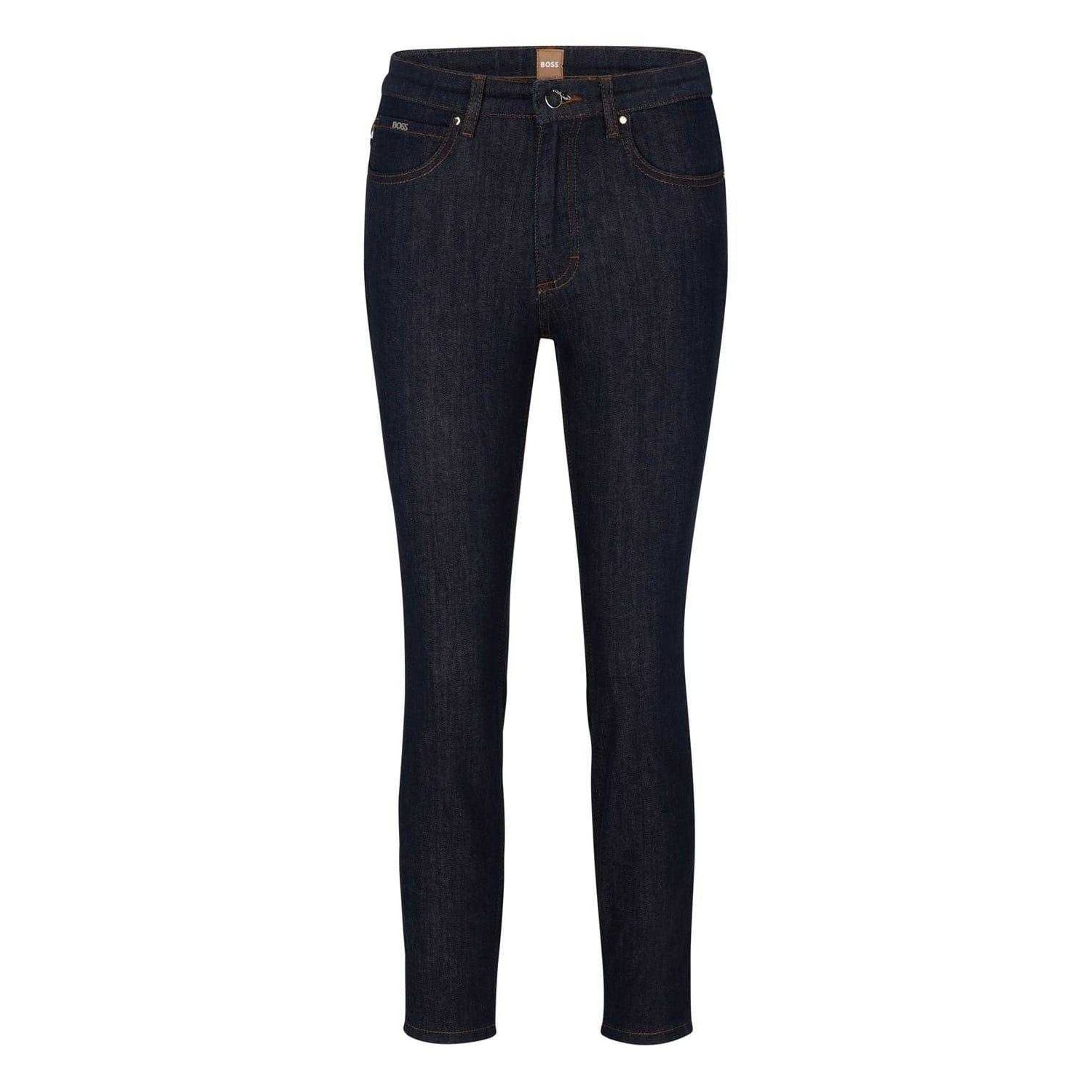 Blue - Front - Boss Womens-Ladies Jackie 5 Pockets Slim Jeans
