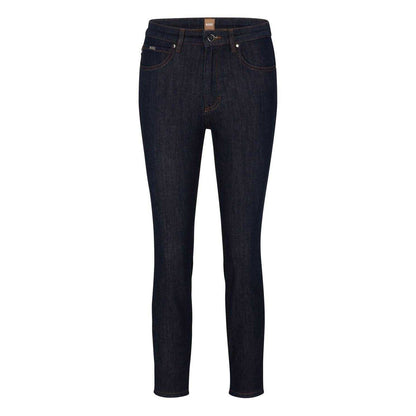 Blue - Front - Boss Womens-Ladies Jackie 5 Pockets Slim Jeans