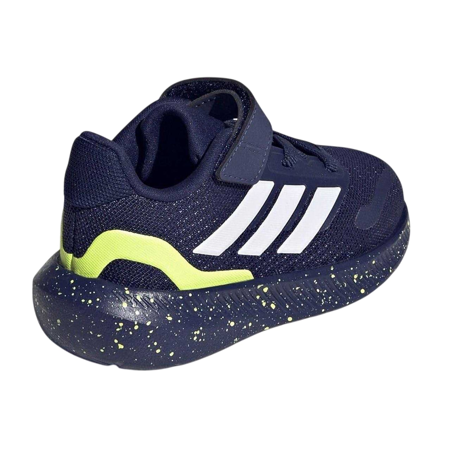 Dark Blue-Yellow - Back - Adidas Baby Runfalcon 5 Trainers