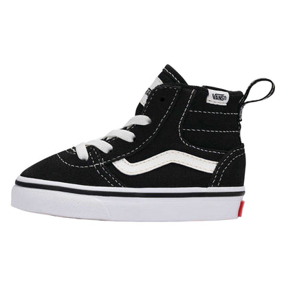 Black - Back - Vans Childrens-Kids Ward High Top Trainers