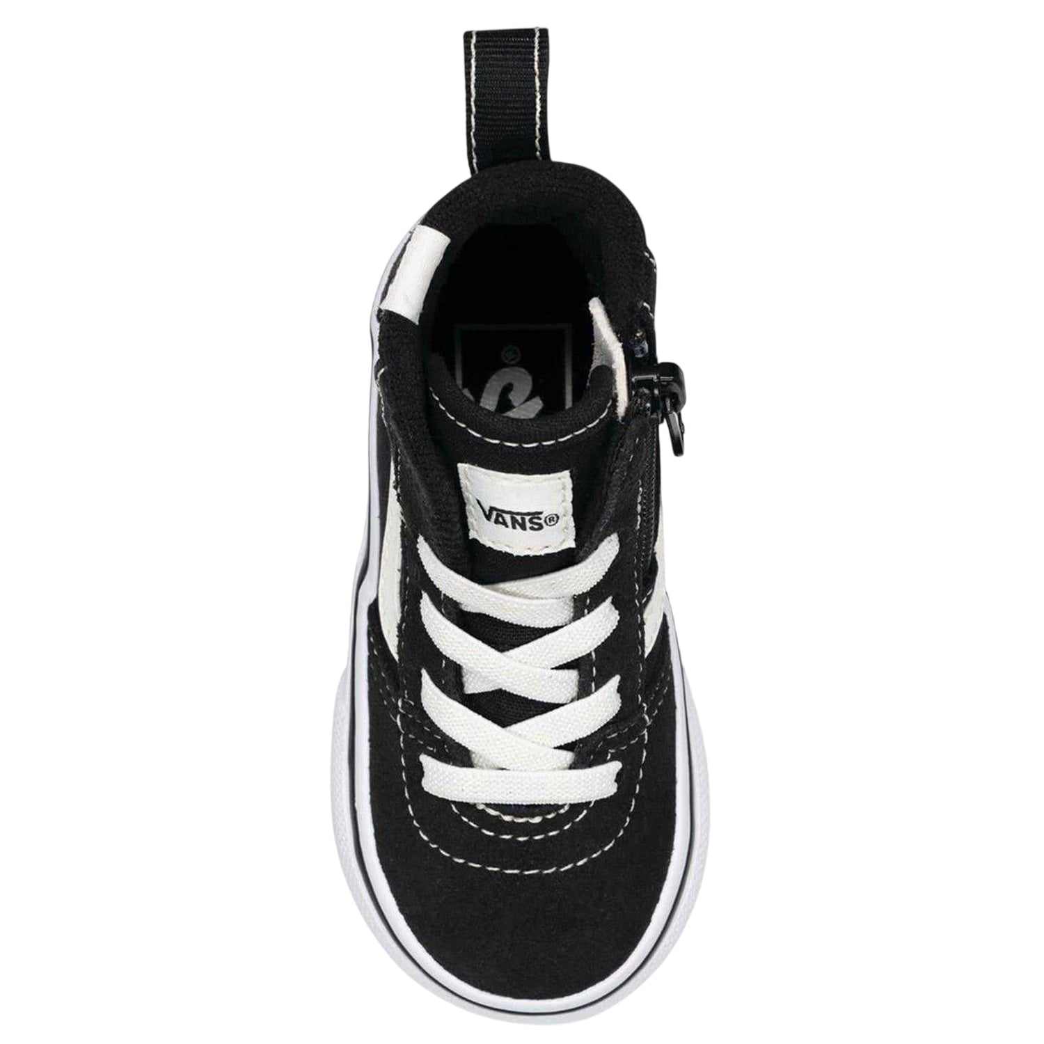 Black - Side - Vans Childrens-Kids Ward High Top Trainers