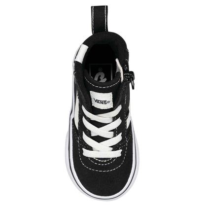 Black - Side - Vans Childrens-Kids Ward High Top Trainers