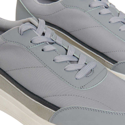 Grey - Lifestyle - Threadbare Mens Ariba Textile Trainers