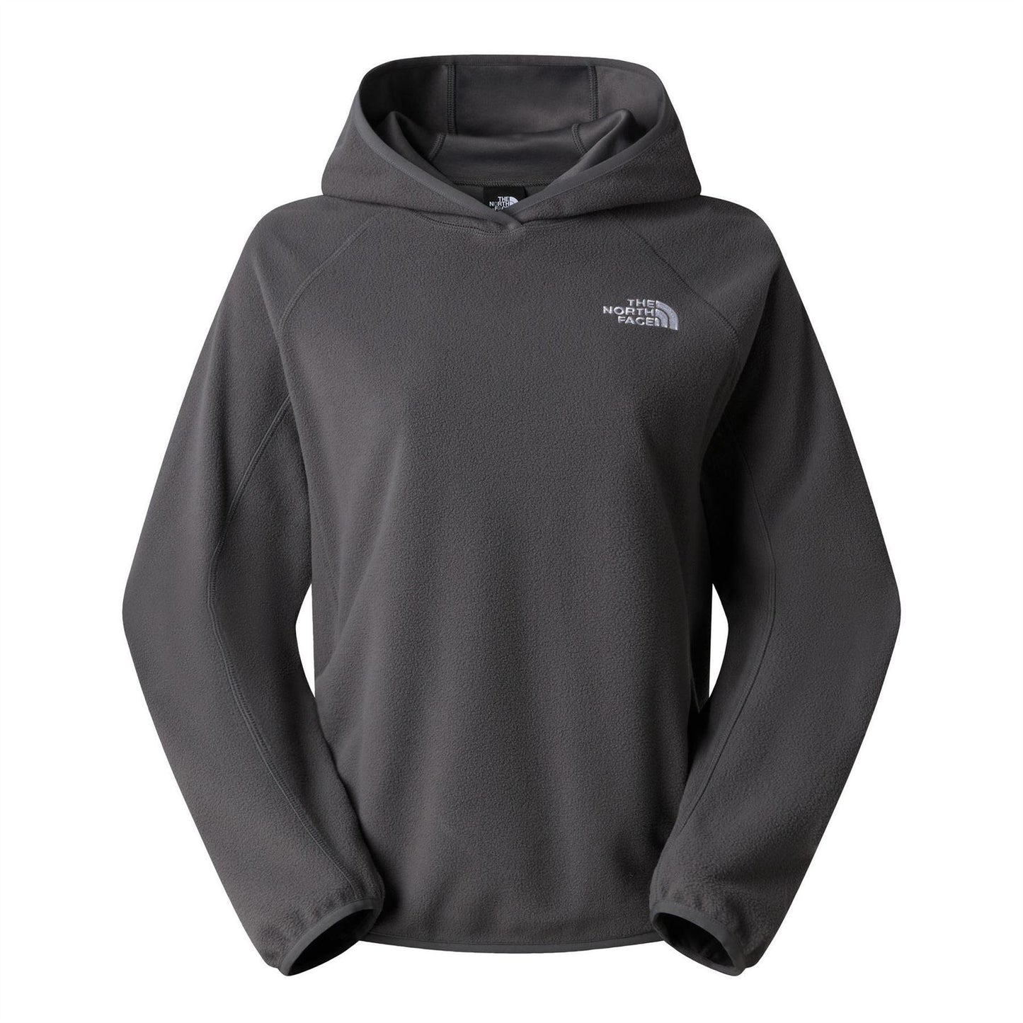 Anthracite Grey - Front - The North Face Womens-Ladies Oxara Fleece Raglan Hoodie