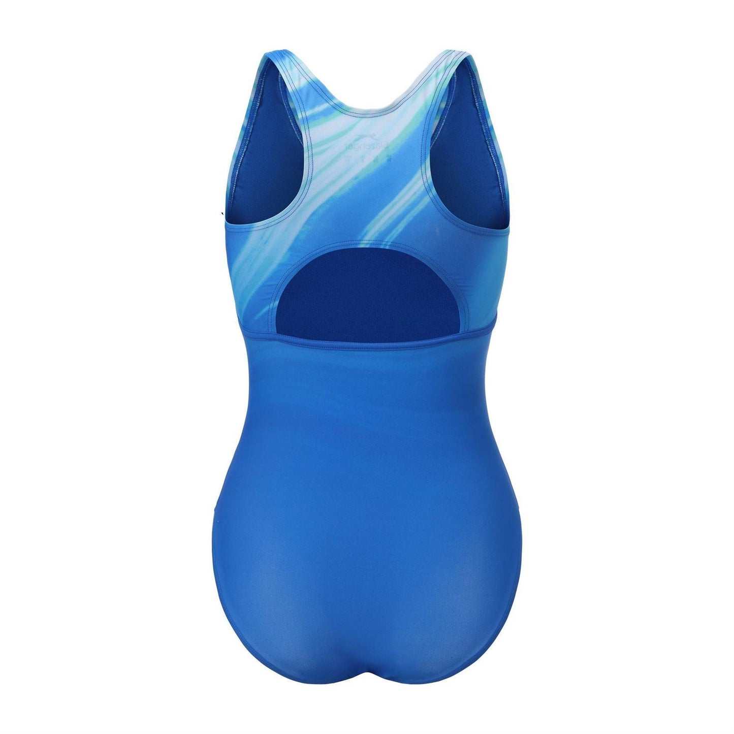 Blue - Back - Slazenger Womens-Ladies Xtra Life Racerback One Piece Swimsuit