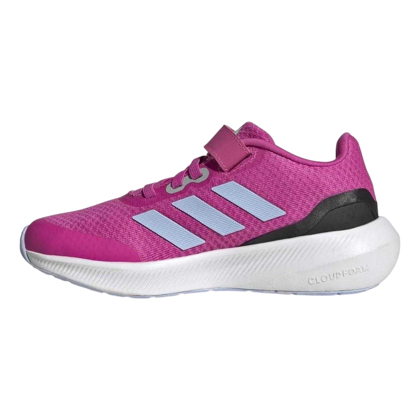 Pink - Back - Adidas Childrens-Kids 3.0 3 Stripes Cloudfoam Trainers
