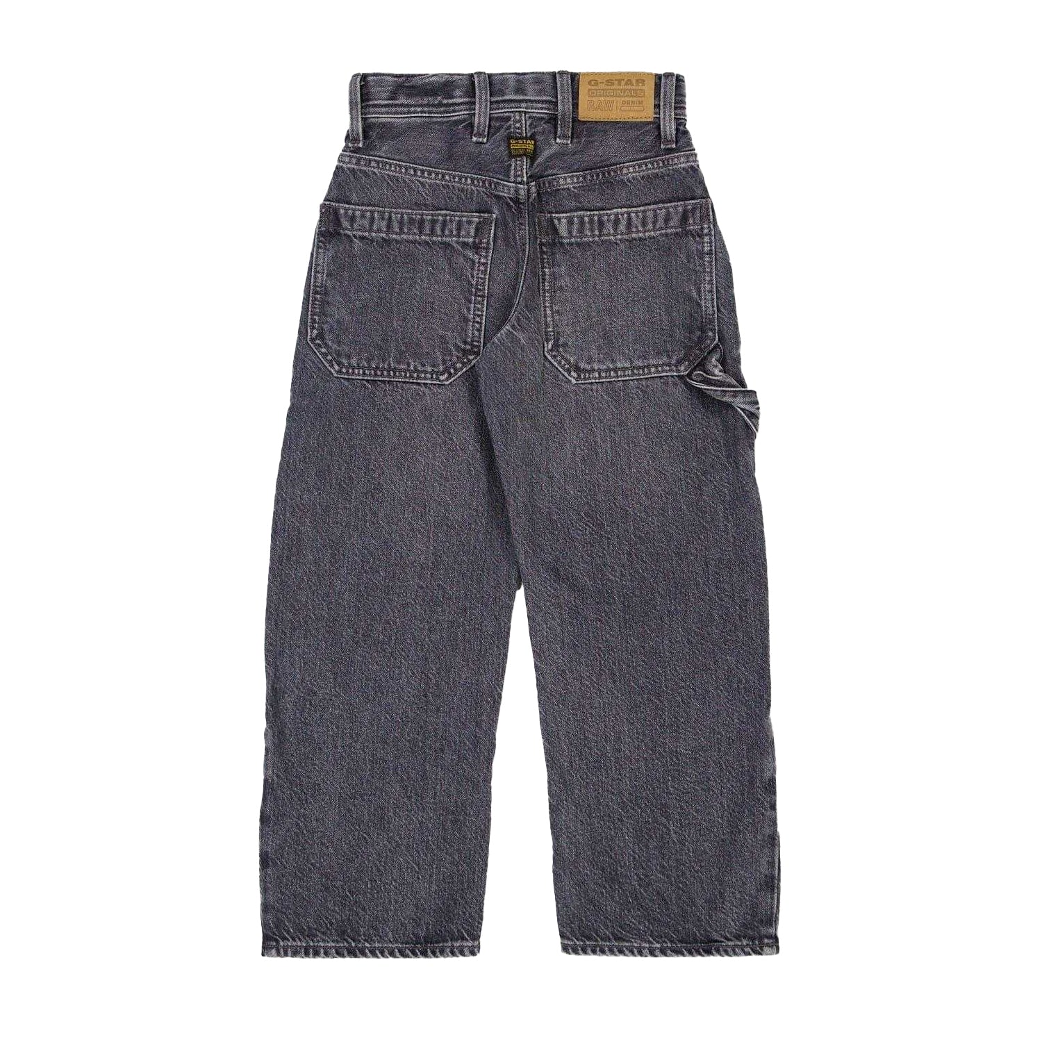 Washed Grey - Back - G-Star Boys Carpenter Wide Leg Jeans