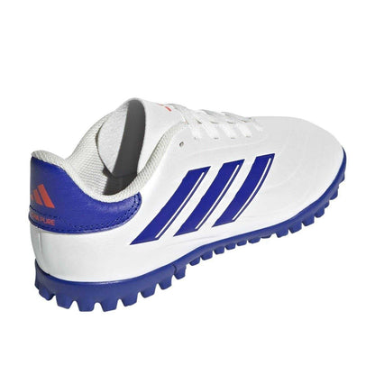 White-Blue-Red - Back - Adidas Childrens-Kids Copa Pure 2 Club Football Astro Turf Trainers