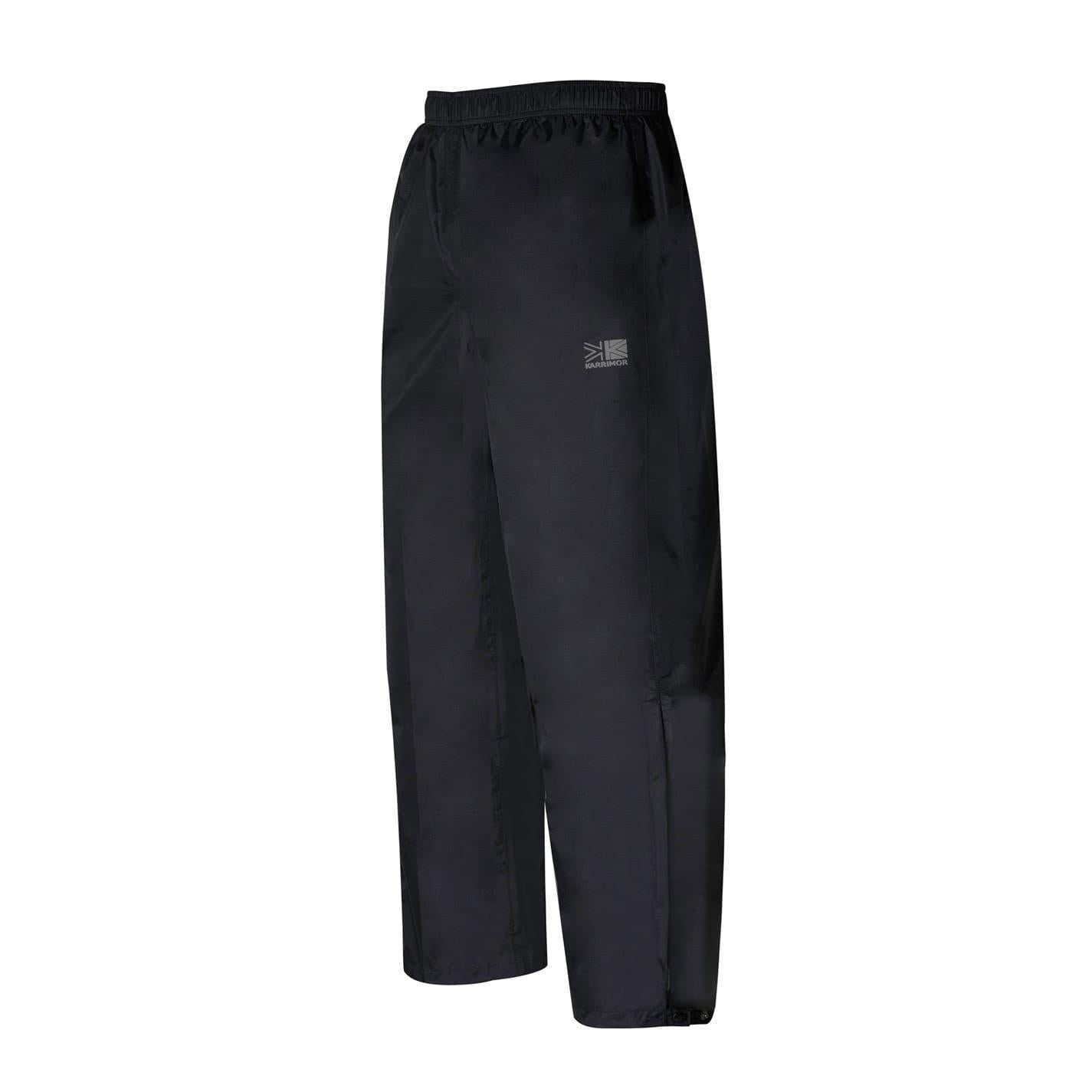 Black - Side - Karrimor Childrens-Kids Sierra Waterproof Trousers
