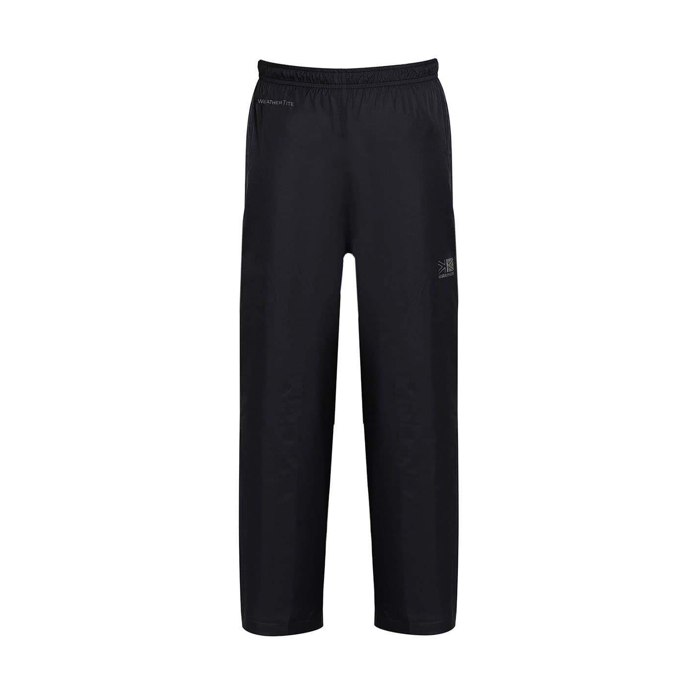 Black - Front - Karrimor Childrens-Kids Sierra Waterproof Trousers