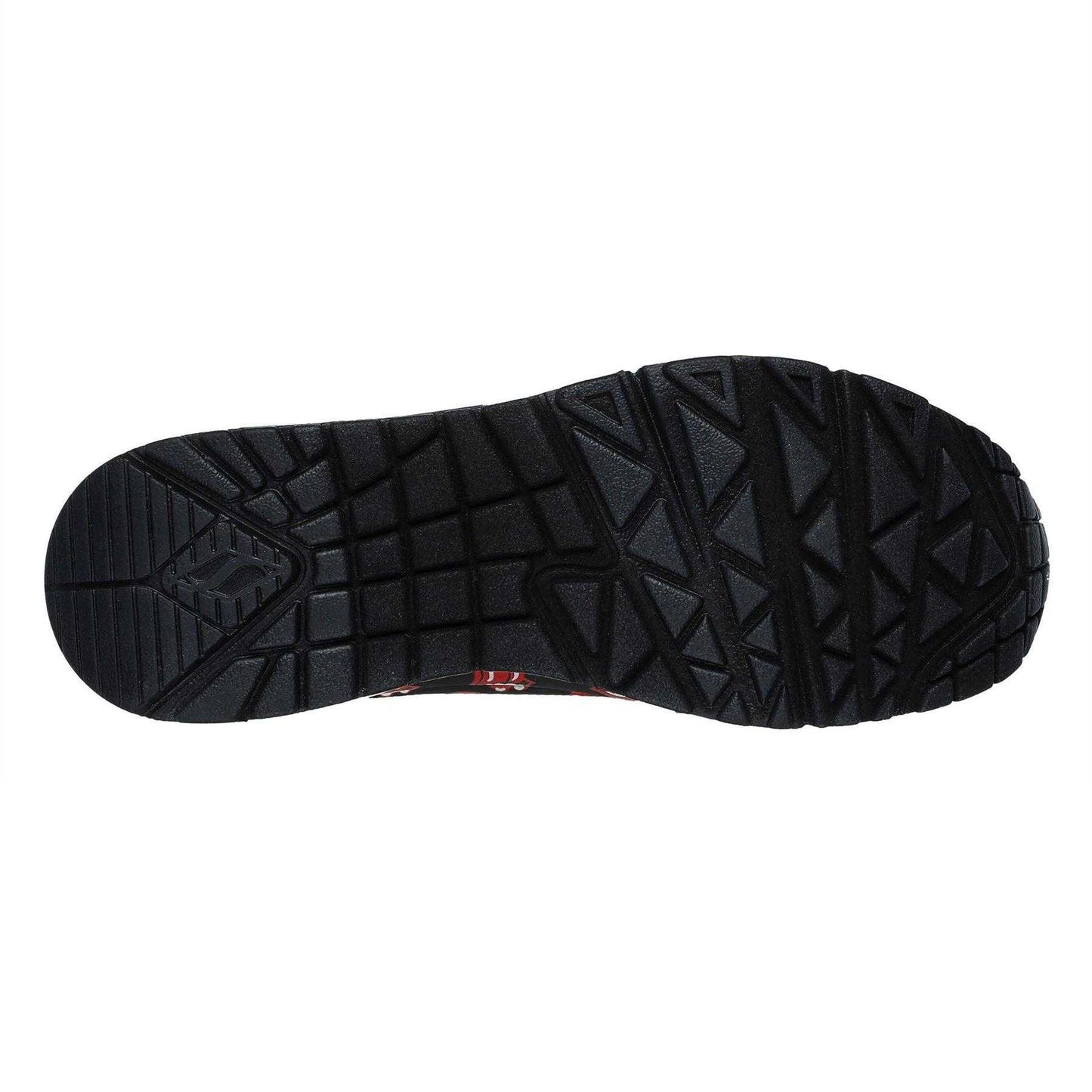 Black-Red - Lifestyle - The Rolling Stones Womens-Ladies Repeat Logo Trainers