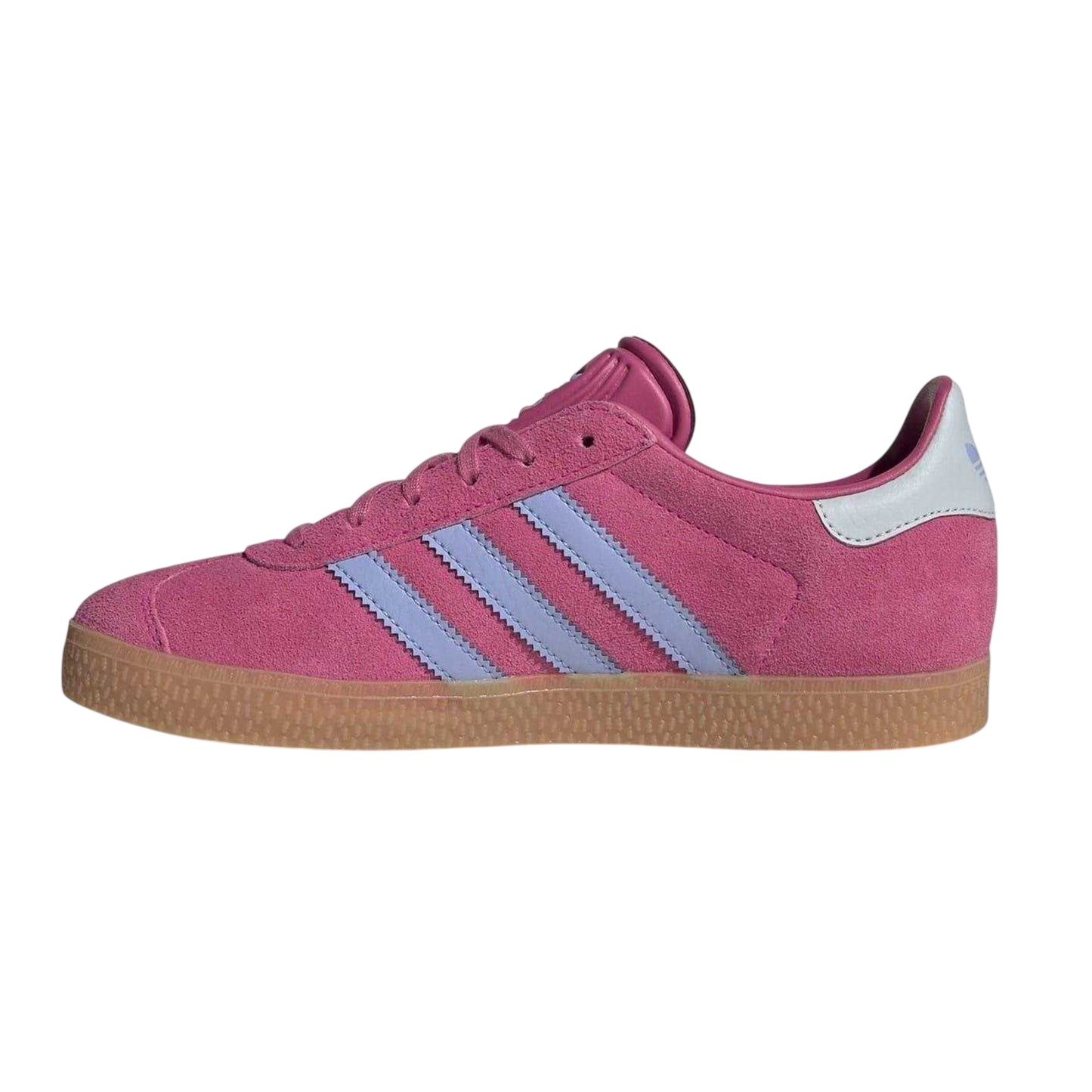Pink - Back - Adidas Childrens-Kids Gazelle Suede Trainers