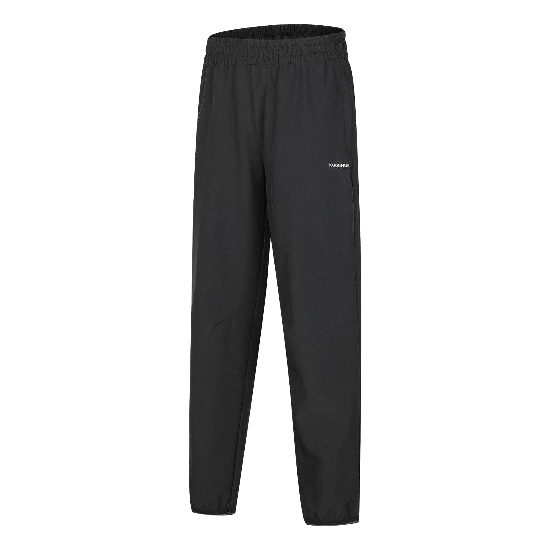 Black - Side - Karrimor Womens-Ladies Plain Cuffed Trousers