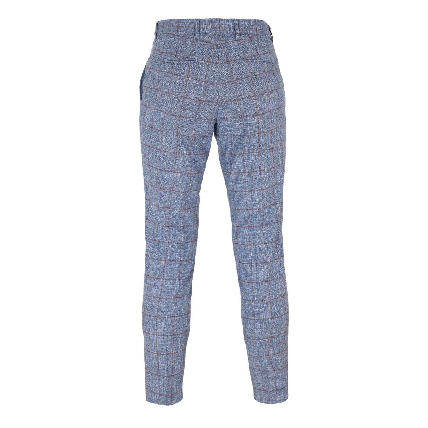 Bright Blue - Back - Boss Mens C-Genius Straight Leg Trousers