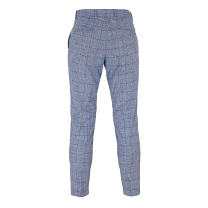 Bright Blue - Back - Boss Mens C-Genius Straight Leg Trousers