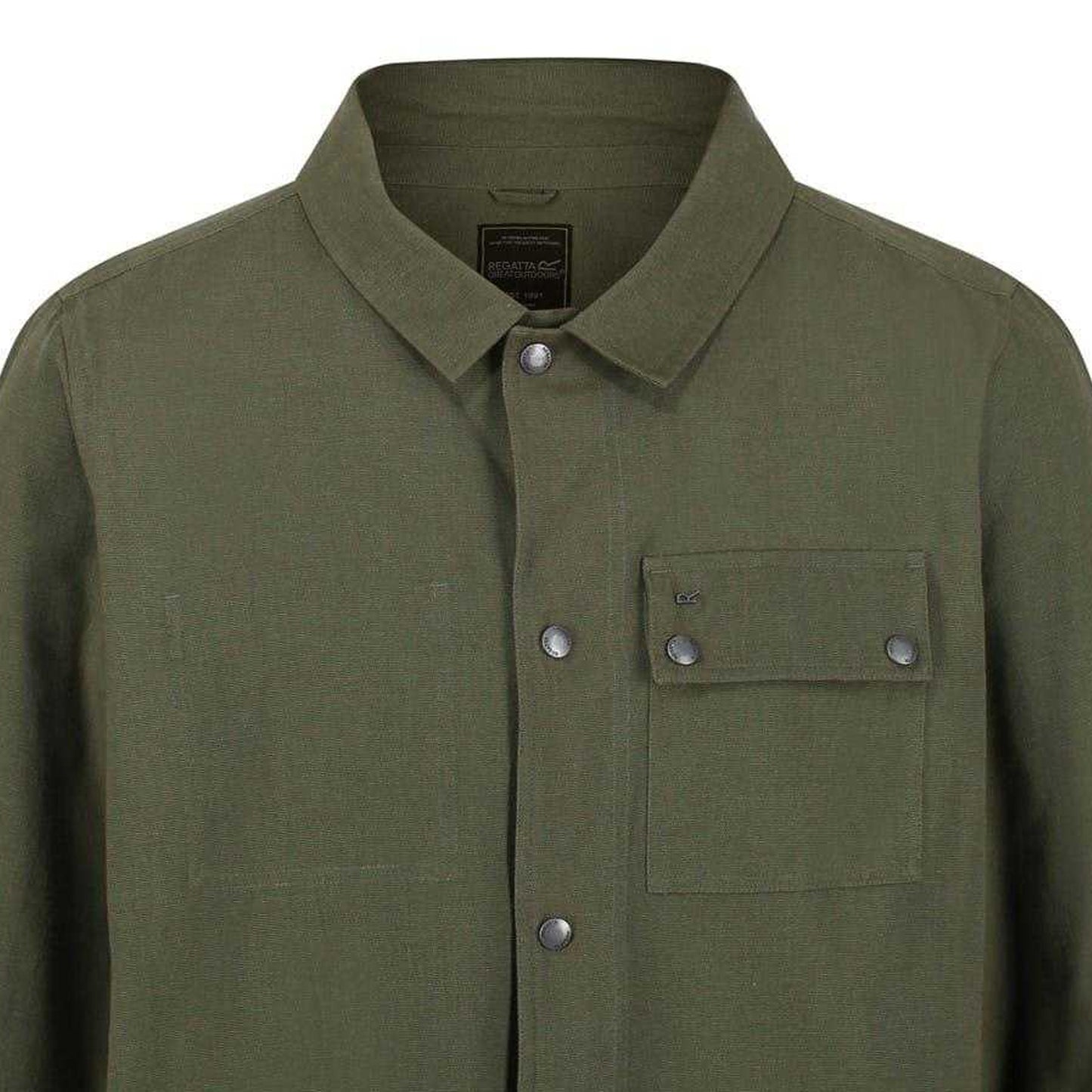 Capulet - Side - Regatta Mens Jayden Plain Long-Sleeved Shirt