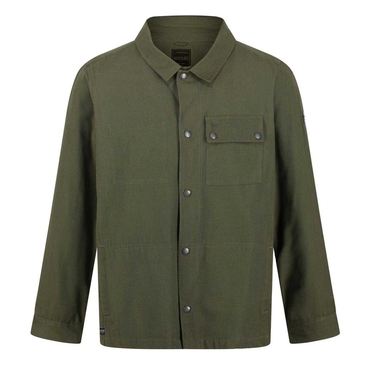 Capulet - Front - Regatta Mens Jayden Plain Long-Sleeved Shirt