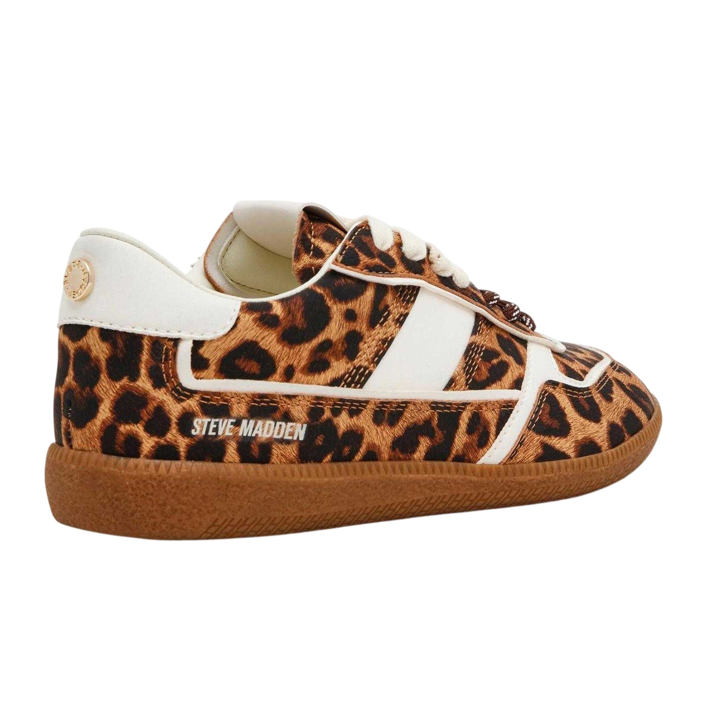 Leopard - Back - Steve Madden Womens-Ladies Augustine Leopard Print Trainers