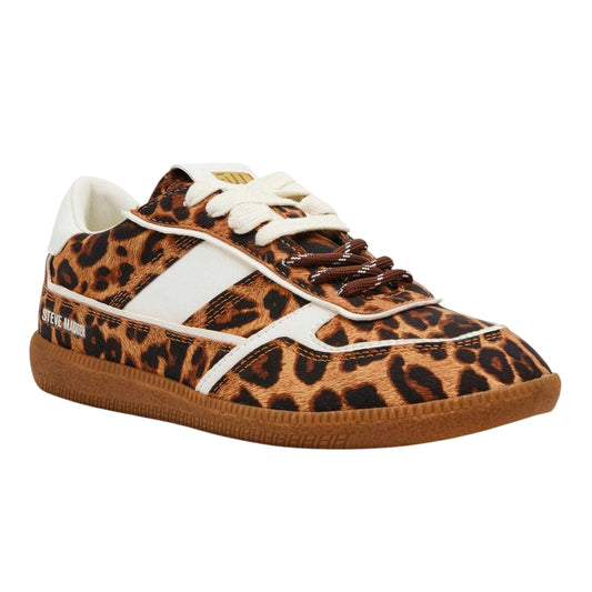 Leopard - Front - Steve Madden Womens-Ladies Augustine Leopard Print Trainers