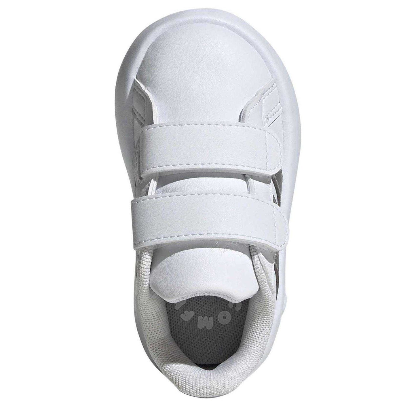 White - Lifestyle - Adidas Baby Grand Court 2.0 Trainers