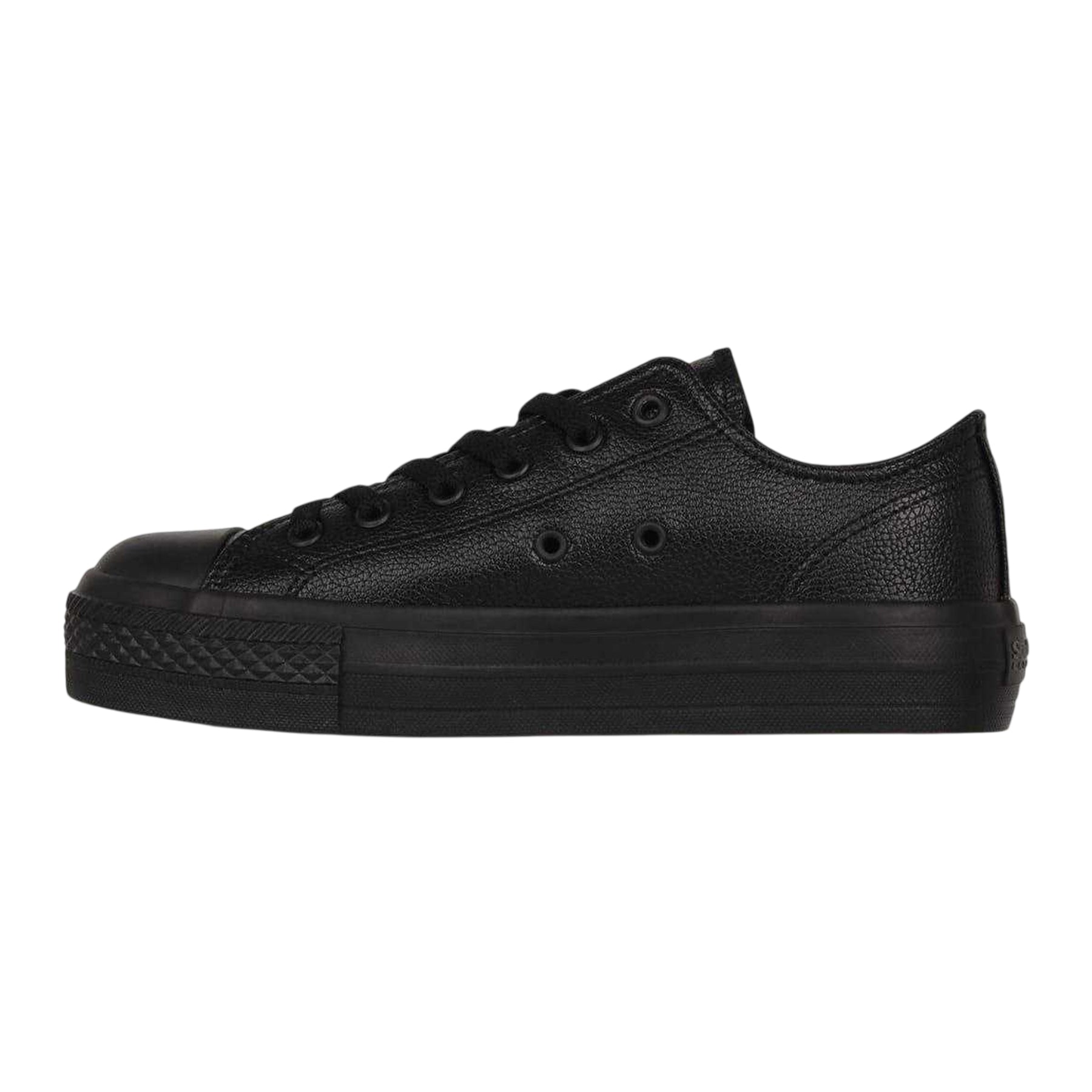 Black - Side - SoulCal Womens-Ladies Platform Trainers
