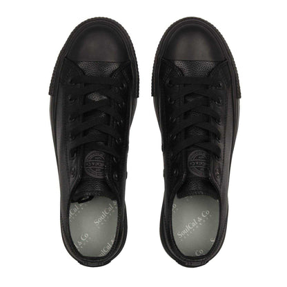 Black - Lifestyle - SoulCal Womens-Ladies Platform Trainers