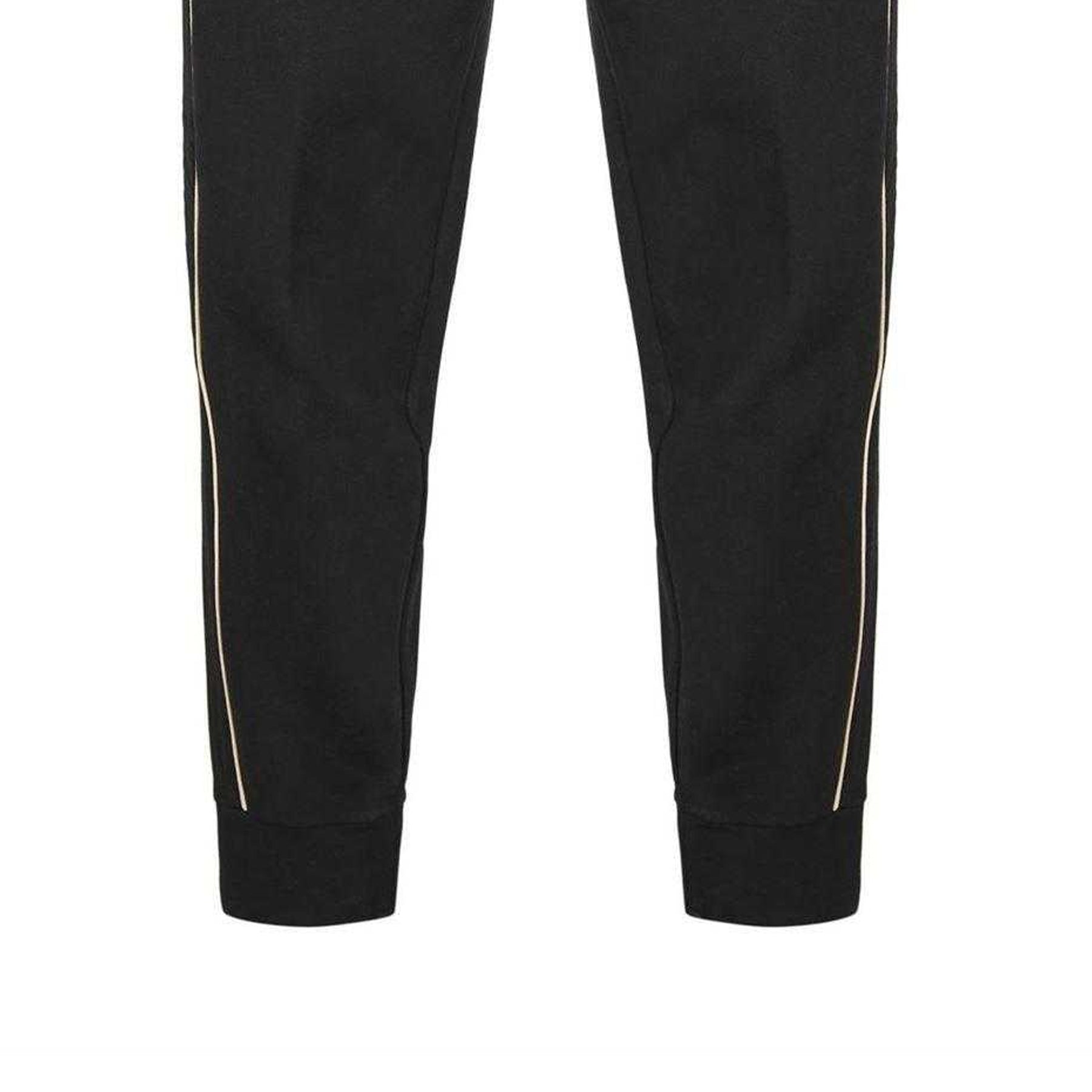Black - Side - Boss Mens Hadiko 1 Fleece Joggers
