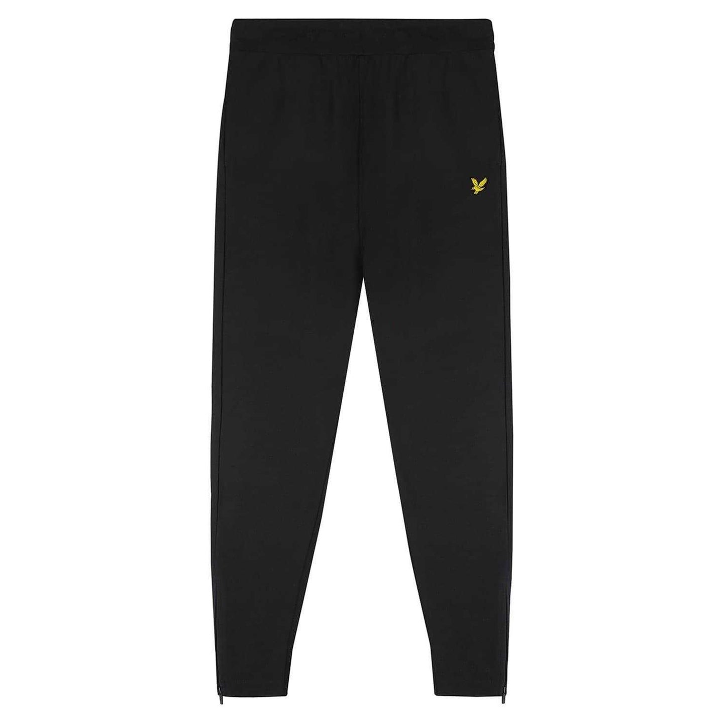 Jet Black - Front - Lyle & Scott Mens Logo Slim Joggers
