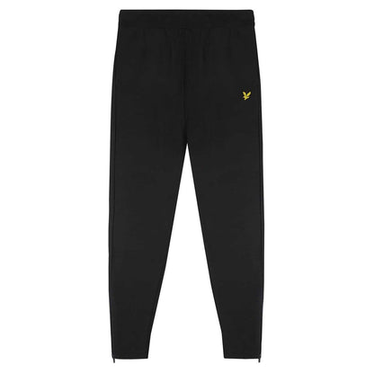 Jet Black - Front - Lyle & Scott Mens Logo Slim Joggers